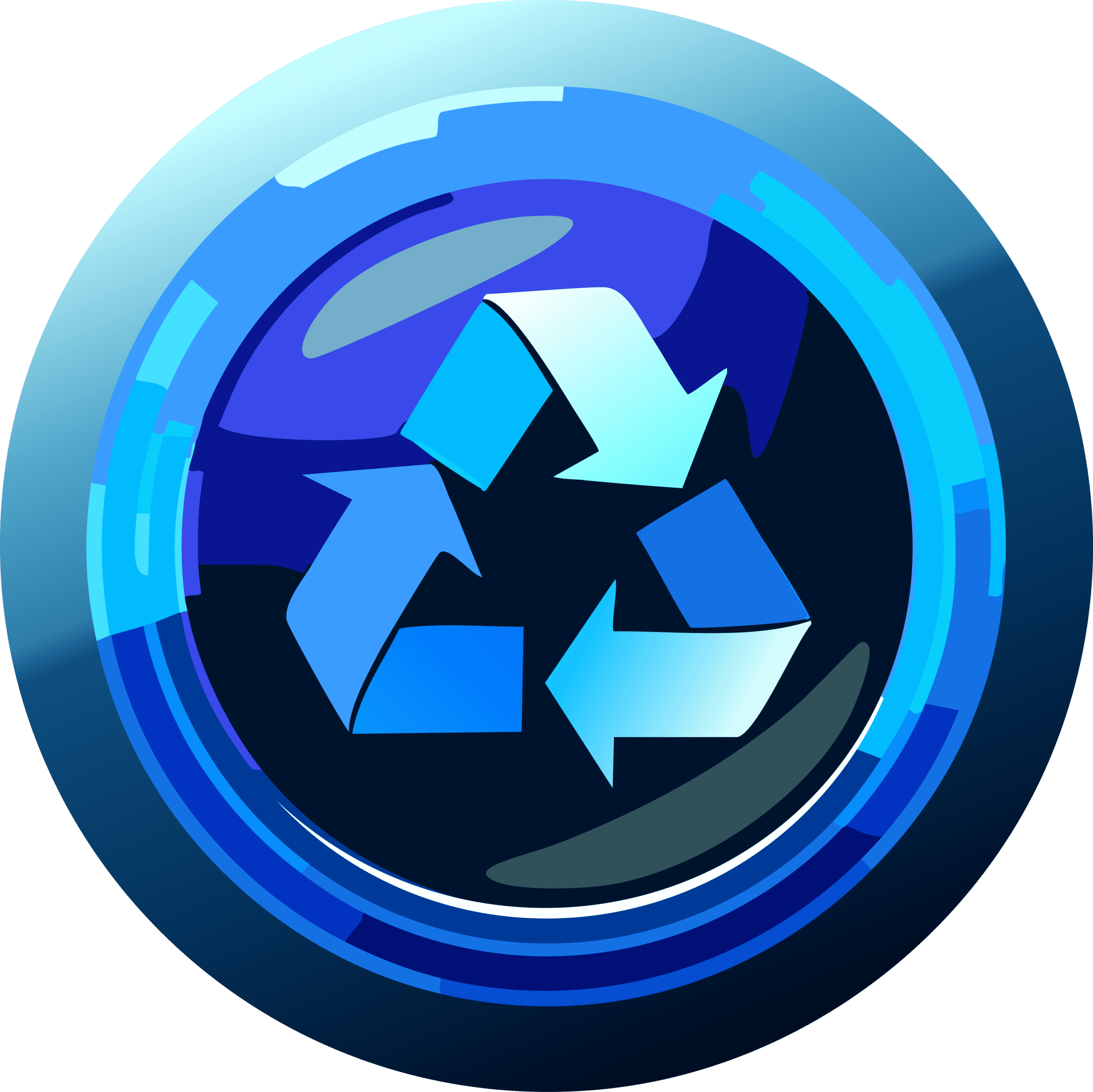 Recycling icon.